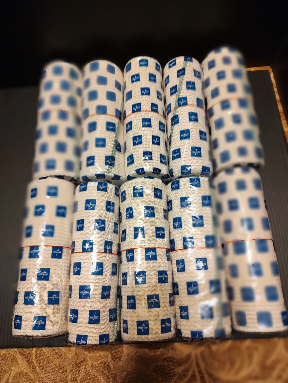 ⚕️⛑️⚕️NWT Medical Grade Large Compression Rolled Bandage Set - 10 Roll Pack